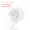 QUARKZMAN 5.5" x 11 Yards White Pleated Organza Ruffle Trim view 2
