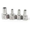 Hose Connectors, Quick Connectors, 2-Pack, 1/4" 3/8" 1/2" Female Thread, 8 mm 10 mm 12 mm Barb, SS304 Stainless Steel Adapter (8 mm Barb, 3/8") view 3
