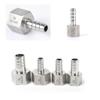 Hose Connectors, Quick Connectors, 2-Pack, 1/4" 3/8" 1/2" Female Thread, 8 mm 10 mm 12 mm Barb, SS304 Stainless Steel Adapter (8 mm Barb, 3/8") view 4