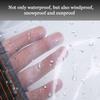 SXEVZOO Transparent Waterproof PE Tarp with Eyelets, 3 x 6 m view 4