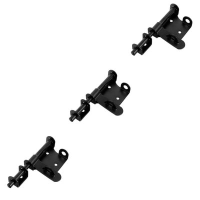 MAGICLULU 3-Piece Metal Door Bolt Set with Chrome Finish