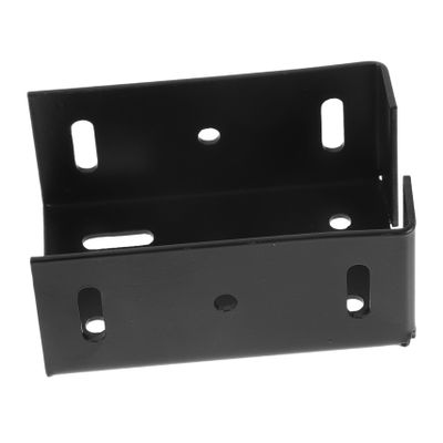 Steel Railing Bracket, Black, 1 pc, for Stair Posts