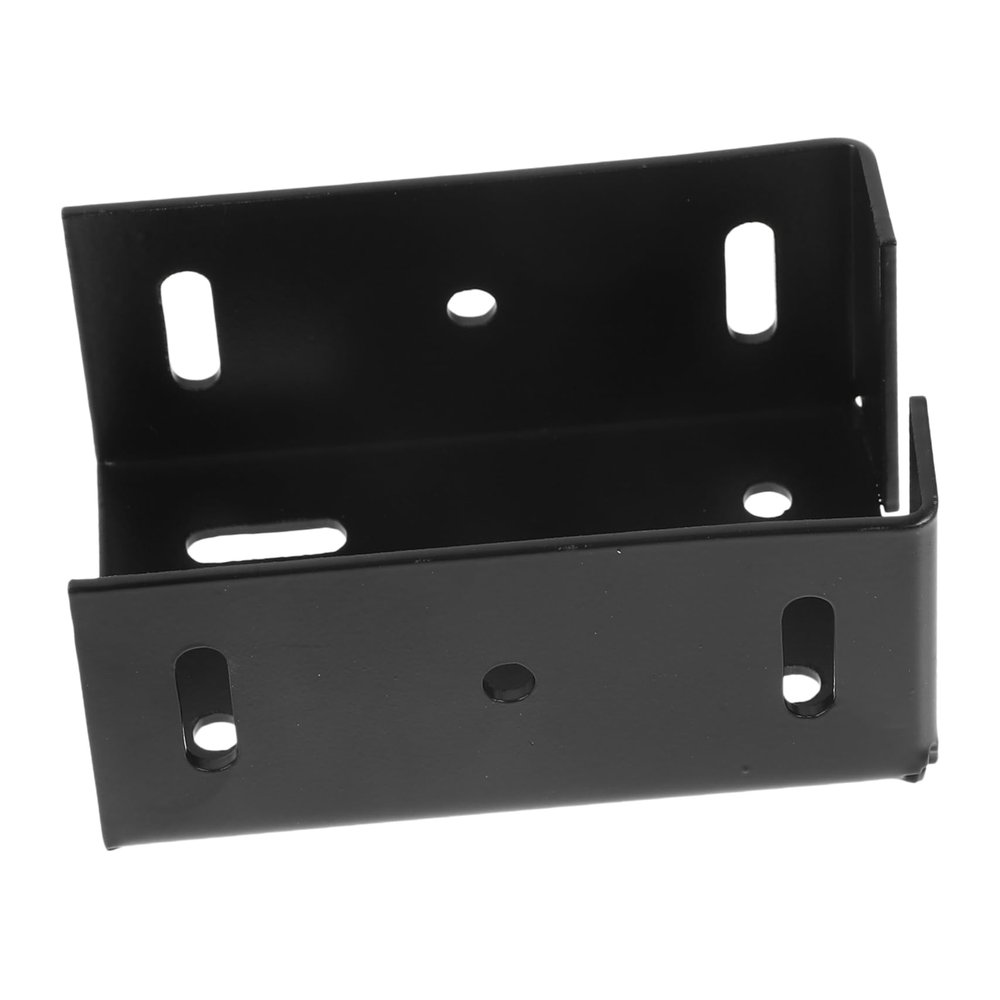 Steel Railing Bracket, Black, 1 pc, for Stair Posts