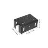 Steel Railing Bracket, Black, 1 pc, for Stair Posts view 2
