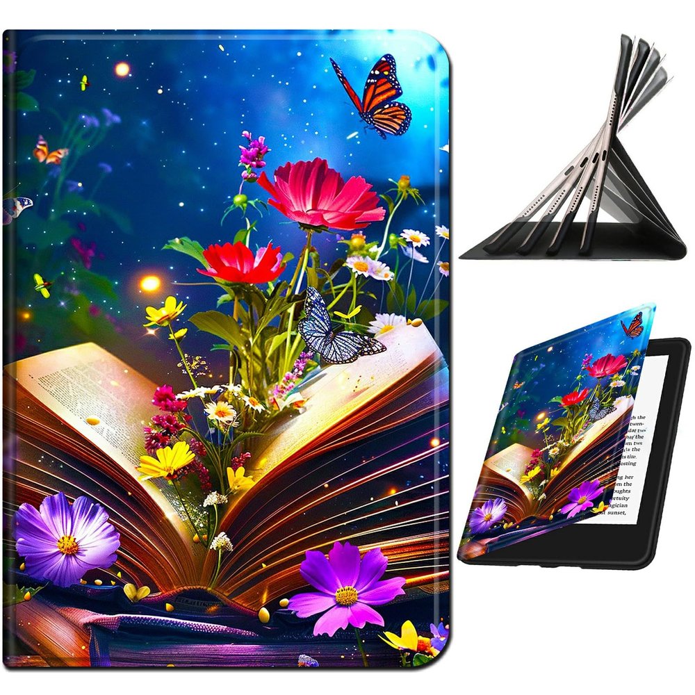 RWUTYTIUL Protective Case for Kindle Scribe 10.2-inch (2022/2024), Dust-Resistant Smart Cover, Multi-Angle Viewing, with Auto Sleep/Wake