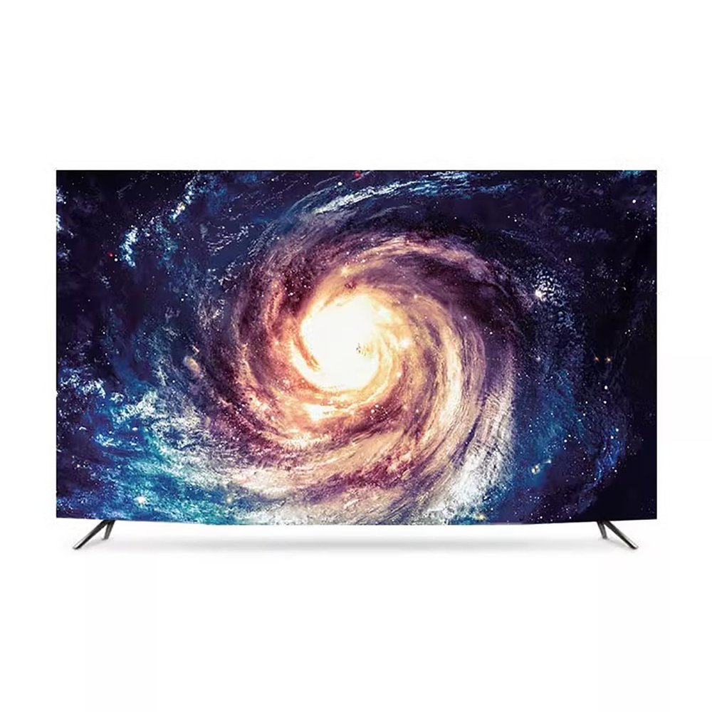 32–86 Inch Dustproof TV Cover with Starry Sky/Coastal Landscape Print