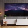 32–86 Inch Dustproof TV Cover with Starry Sky/Coastal Landscape Print view 3