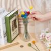 PH PandaHall 14-Piece Felt Ball Flower Bouquet, 7 Colors view 3