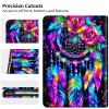 RWUTYTIUL Case for Kindle Paperwhite 4 (10th Generation, 2018), Dustproof, Multi-Angle, Auto Sleep/Wake, Artistic Dreamcatcher view 4