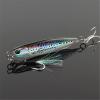 5-Piece Metal Jig Fishing Lures, 15g/20g/30g/40g/80g, Shore Casting Saltwater Sea Bass Lures (Color 06, 15g) view 3