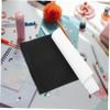 Black Self-Adhesive Textured Linen Book Cover view 4