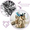 VAPOKF Desk Pen Holder, Makeup Brush Storage Organizer for Home Office, Kangaroos and a Baby view 4