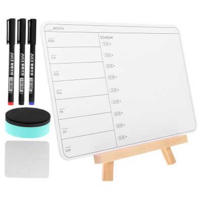Double-Sided Whiteboard Set, Dry-Erase Desktop Whiteboard