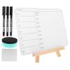 Double-Sided Whiteboard Set, Dry-Erase Desktop Whiteboard view 1