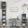 WKIEQACO Concrete Gray Bathroom Vanity Cabinet, 80 x 33 x 60 cm view 3