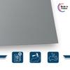 Roof Tarp Without Eyelets, 3 x 12 m, Gray - 10-Year TECPLAST Warranty - XP640TO - Waterproof PVC Tarp - Made in France view 3