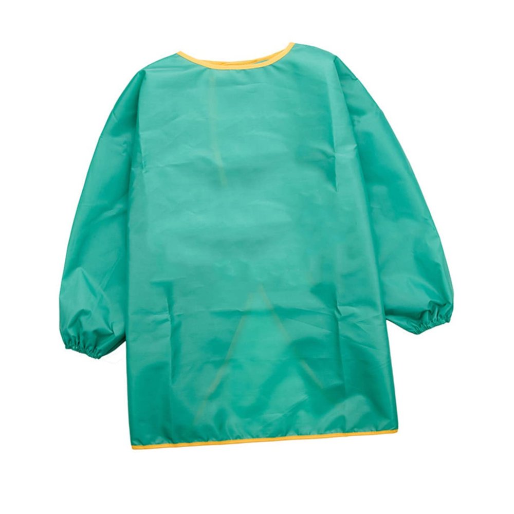 BESPORTBLE Children's Painting Apron, Long-Sleeved, Orange, L