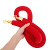 EKalgretrA 1.5 m Red Velvet Stanchion Rope with Hooks view 2
