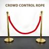 EKalgretrA 1.5 m Red Velvet Stanchion Rope with Hooks view 4