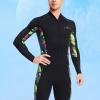 EQWIGKEIT Men's Neoprene One-Piece Swimsuit, Long-Sleeve Surf Suit with UV Protection view 4