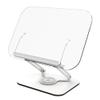 360° Rotating Desktop Book Stand with Transparent Acrylic Panel view 1