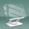 360° Rotating Desktop Book Stand with Transparent Acrylic Panel view 3