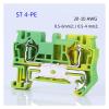 10-Piece ST4-PE DIN-Rail Grounding Terminal Block, ST-4PE view 2