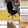 Office Chair Floor Protection Mat 140 x 160 cm, Non-Slip Chair Mat for Hard Floors and Laminate view 3