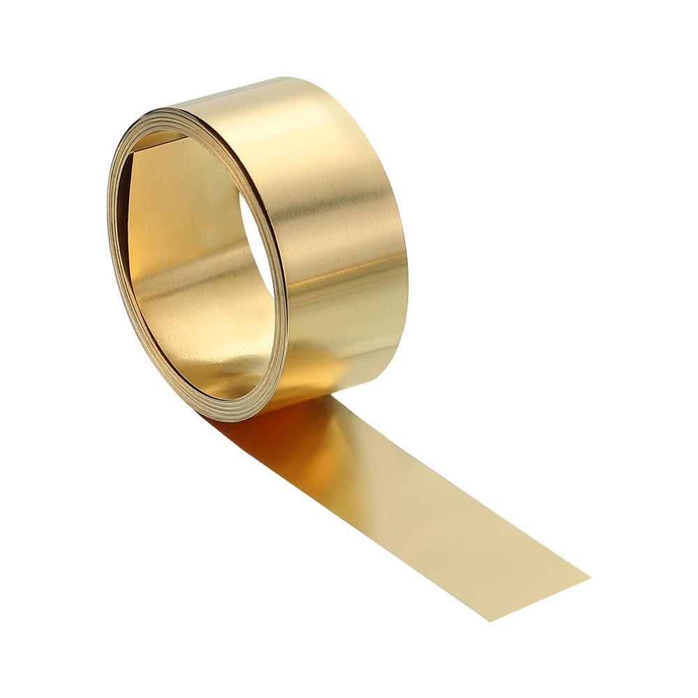 QUARKZMAN H65 Brass Sheet Strip, 2000 x 15 x 0.1 mm
