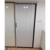 Aluminum Alloy Folding Interior Door with Lock, 203 cm H x 76 cm W view 1