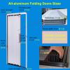 Aluminum Alloy Folding Interior Door with Lock, 203 cm H x 76 cm W view 3