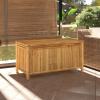 IKAYAA Waterproof Bamboo Garden Storage Box, 110 x 52 x 55 cm view 1
