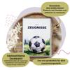 Certificate Folder for A4 Documents, 20 Clear Sleeves, Replaceable Cover Sheet, Soccer Design view 4