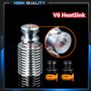 Super Print V6 Hotend 24V 40W All-Metal Remote Bowden J-Head Hotend with Titanium Alloy Heat Break, Cooling Fan Bracket for Titan Dual-Drive Extruder (24V Brass Nozzle Kit) view 2