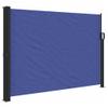 IKAYAA Retractable Side Awning 55 x 236 in, Privacy Screen, Sun Protection, Opaque, for Balcony, Patio, Garden, Blue view 2