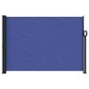 IKAYAA Retractable Side Awning 55 x 236 in, Privacy Screen, Sun Protection, Opaque, for Balcony, Patio, Garden, Blue view 3