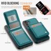 HJZSZX Magnetic Leather Wallet Phone Case for Samsung Note 10, Brown view 2
