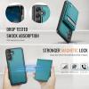 HJZSZX Magnetic Leather Wallet Phone Case for Samsung Note 10, Brown view 4