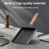 CHANGYUE Cast Iron Japanese Omelet Pan, Nonstick Rectangular Mini Tamagoyaki Pan view 2