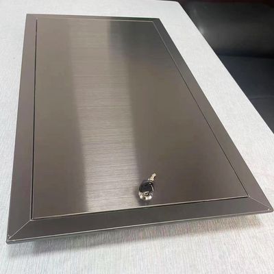 Lockable Drywall Access Panel with Key, Stainless Steel Door for Outdoor Kitchens and Grill Islands