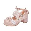 Girls' Princess Mary Jane Pumps with Heel, Bowknot, and Platform Sole view 1