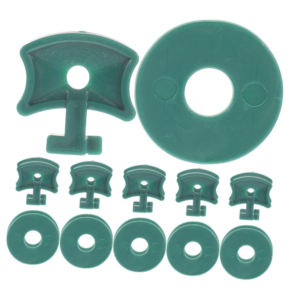 Greenhouse Fastening Clips, 100 Pcs., with Washers, Green