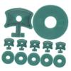 Greenhouse Fastening Clips, 100 Pcs., with Washers, Green view 1