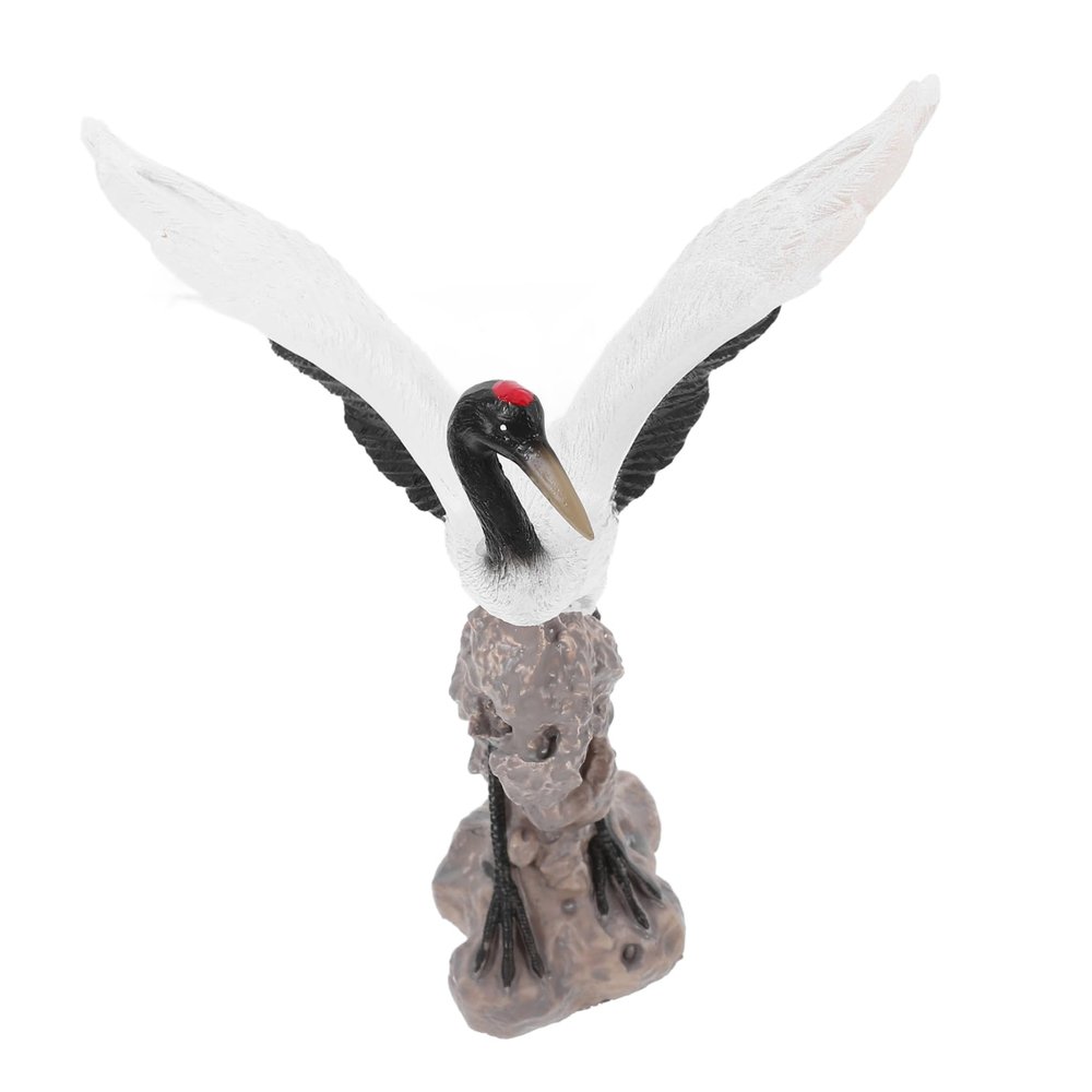 HEMOTON Resin Stork Ornament for Aquariums, Gardens, and Home Decor