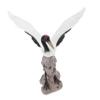 HEMOTON Resin Stork Ornament for Aquariums, Gardens, and Home Decor view 1