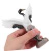 HEMOTON Resin Stork Ornament for Aquariums, Gardens, and Home Decor view 3