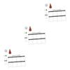 STOBOK 3-Piece Magnetic Refrigerator Planner Set, Reusable Dry-Erase Whiteboards view 1