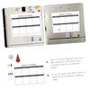 STOBOK 3-Piece Magnetic Refrigerator Planner Set, Reusable Dry-Erase Whiteboards view 4