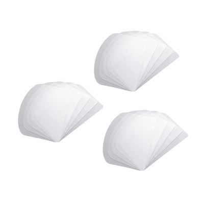 15-Piece Transparent PET Plastic Baking Scraper Set
