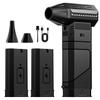 Electric Air Duster with 2 Modular Rechargeable Batteries, 220g+/223 MPH Airflow, 2 Magnetic Nozzles, 8,000 mAh, 3 Speeds, LED view 1